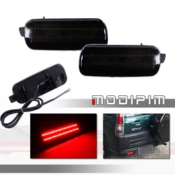 Smoked / Red Lens Error Free Red LED Car Rear Bumper Reflectors Tail/Brake Lights, Rear Fog Lights For 2002 2003 2004 Honda CR-V