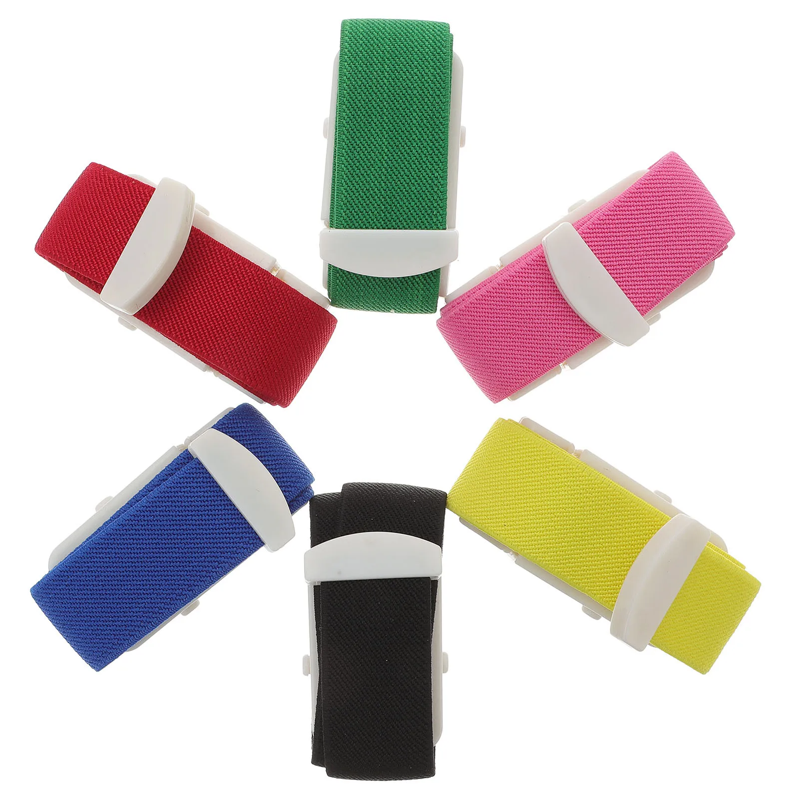 

6Pcs Medical Tourniquet Elastic Quick Release Buckle Adjustable Portable Emergency Outdoor Sports Stop Bleeding Band Venous