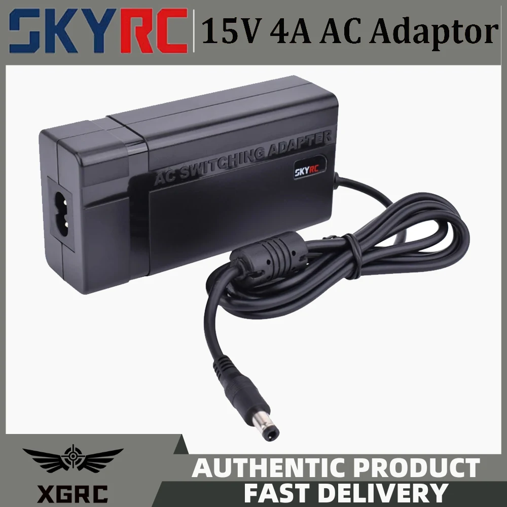 SKYRC Adaptador de CA 15V 4A Adaptador de fuente de alimentación CA a CC para IMAX B6 MINI iMAX B6AC UE/REINO UNIDO/AU/EE. UU. Opcional