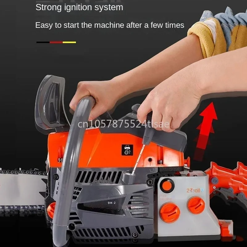 9900KW 99-Cylinder High-Power Four-Stroke Chainsaw Fuel-Efficient Tree Cutting Machine for Household Logging