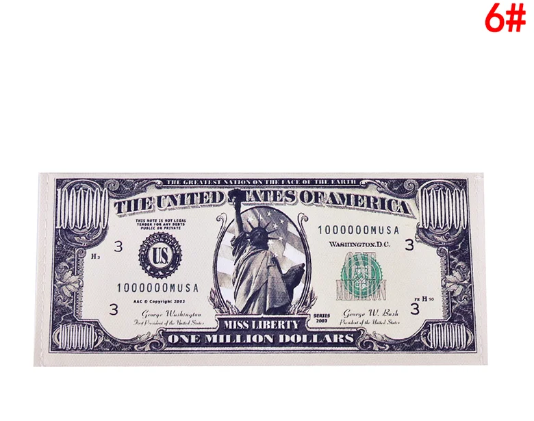 100% جديدة وعالية الجودة أنيقة للجنسين رجل إمرأة عملة ملاحظات نمط جنيه الدولار اليورو محفظة محافظ