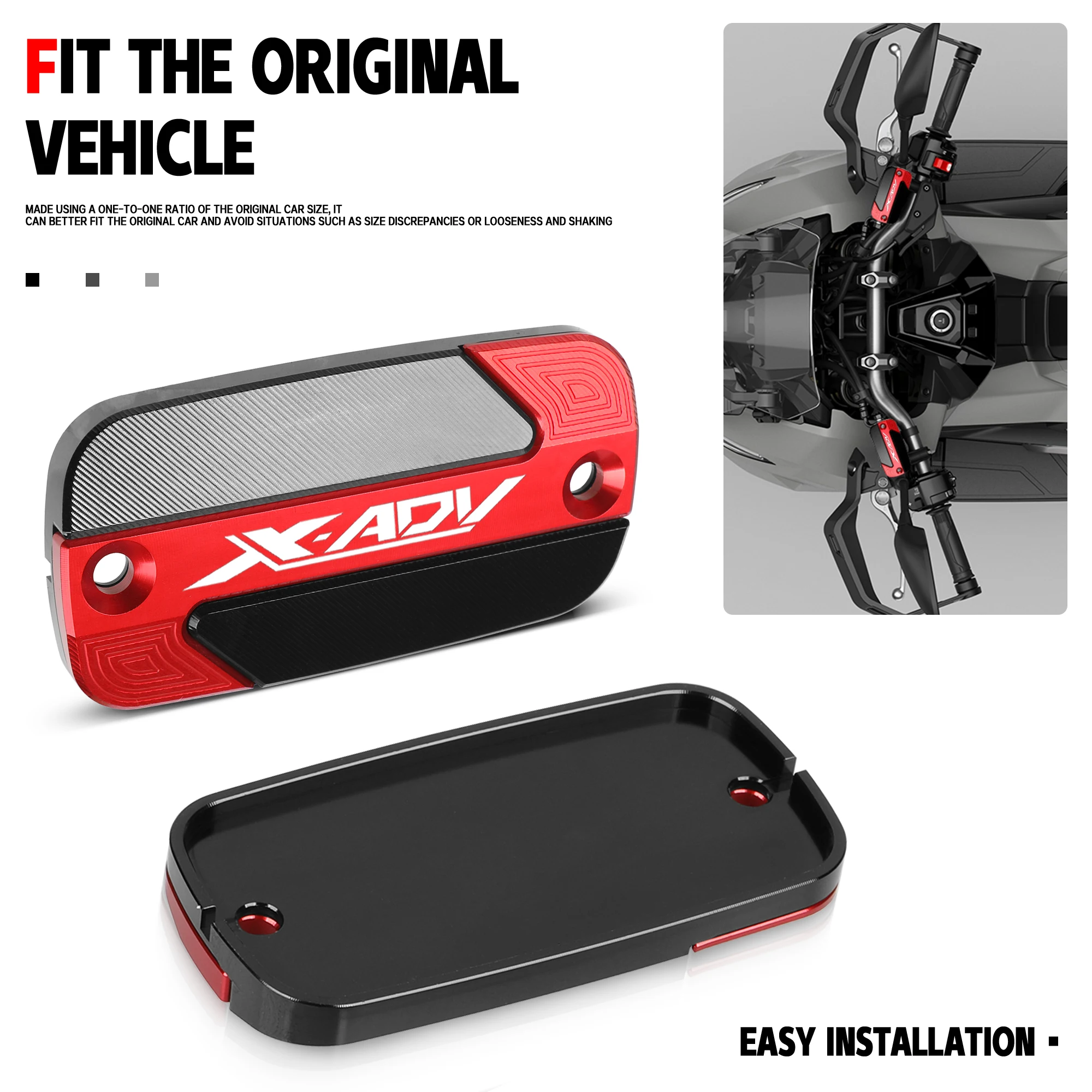 For Honda XADV X-ADV 750 X ADV 750 Motorcycle XADV750 CNC Front Brake Reservoir Fluid Tank Cover Oil Pot Decorative Cover