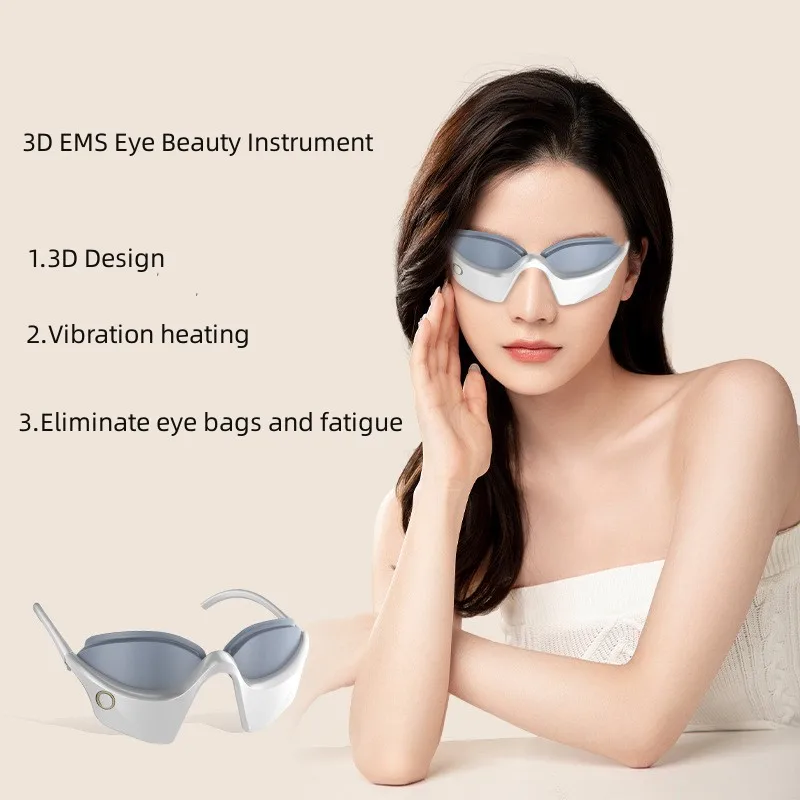 

3D EMS Eye Beauty Instrument Micro-Current Pulse Eye Relax Reduce Wrinkles and Dark Circle Remove Eye Bags Massager Beauty Tool