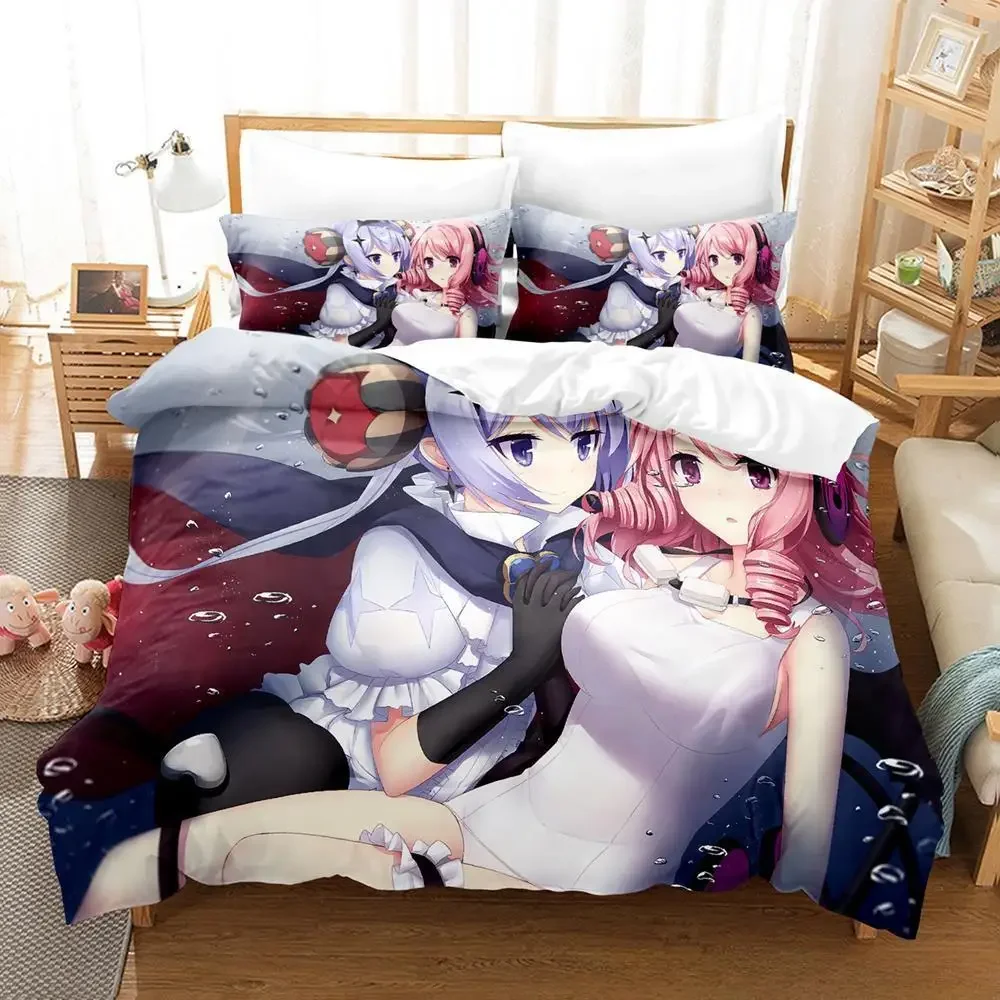 

New Anime Magical Girl Raising Project Bedding Set Single Twin Full Queen King Size Bed Set Adult Kid Bedroom Duvet Cover Sets