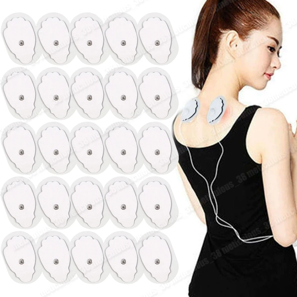10-100 قطعة منصات القطب الرقمية لعشرات الأقطاب الكهربائية الوخز بالإبر آلة العلاج الرقمية مدلك Parches عشرات التردد المتوسط