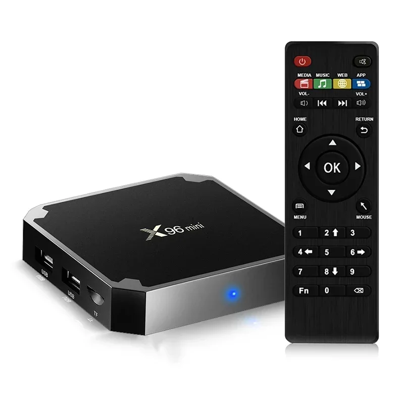 

Android Smart TV BOX X96mini HD Video 4K play store S905W Chip 4gb ram 64gb rom Android 9.0 Set Top Box X96 mini