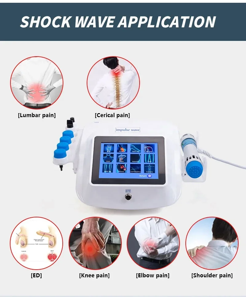 2023 Factory Price Health Care Shockwave Physiotherapy Instrument shock wave therapy Physical Therapy Equipments