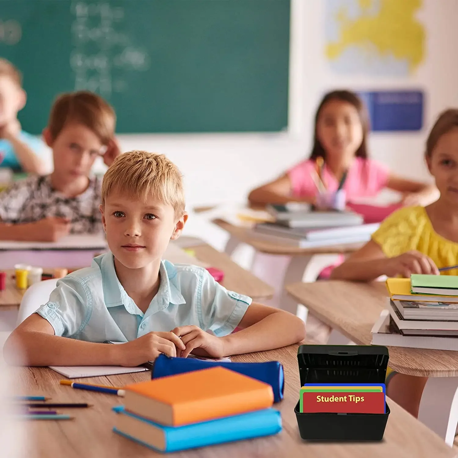 

3x5 Index Card Holder Clear Plastic Organizer File Folder Envelope Wallet for Home And Office Use