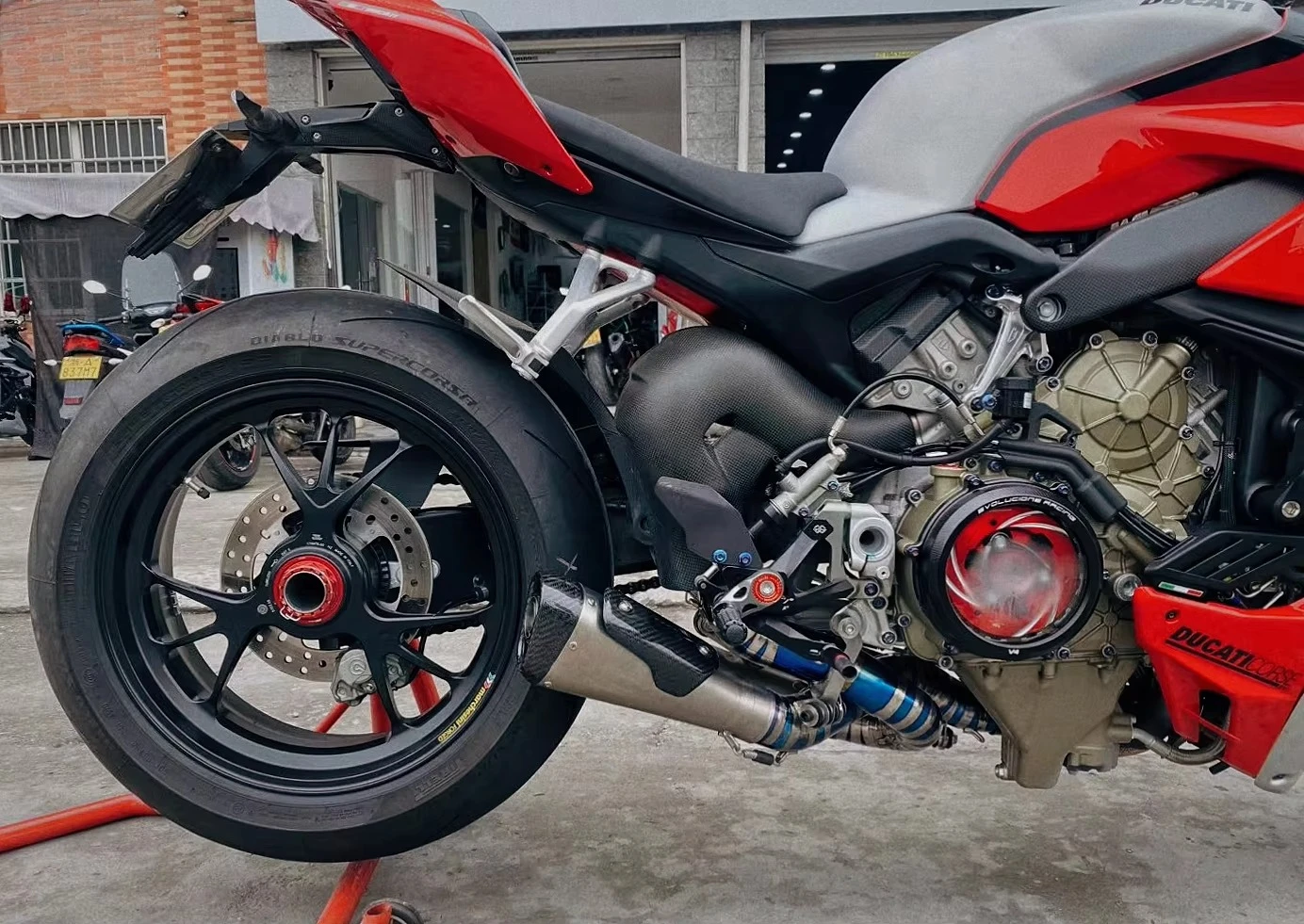Titanium Exhaust System with DB Killer for Ducati Panigale V4
