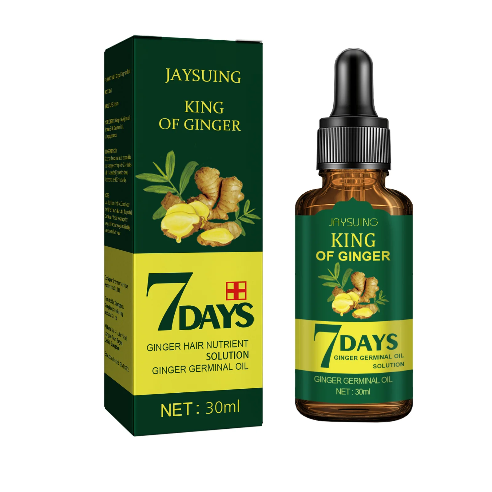 생강 모발 영양제 솔루션 생강 배아 오일, 영양 보습 및 복구, 손상 및 매끄럽고 윤기 없음, 30ml 생강 모발 영양제 솔루션 생강 배아 오일, 영양 보습 및 복구, 손상 및 매끄럽고 윤기 없음, 30ml