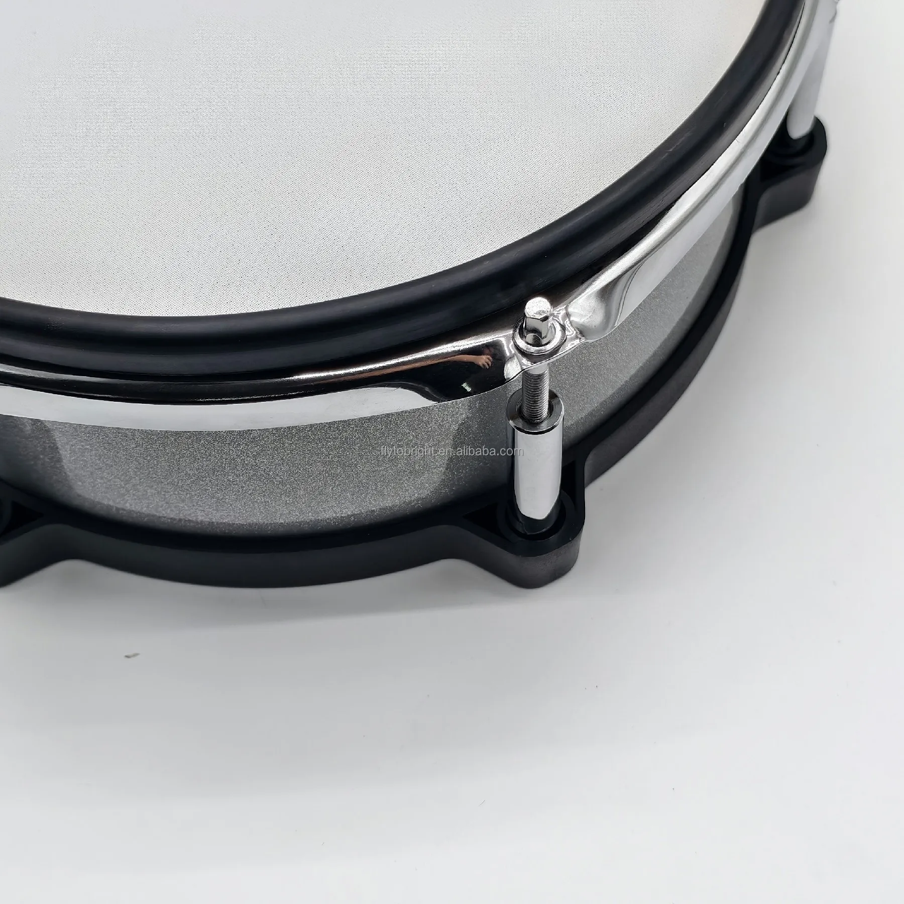 10 13 Inch Electronic Electric Musical Snare Tom Pad Set Wood Headphone Jack Professional Trigger Drum Kit