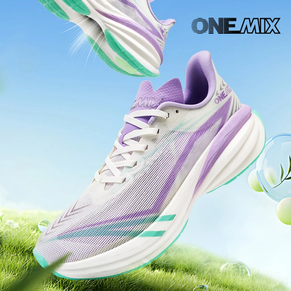 ONEMIX Men's Running Shoes Sport Sneakers Lightweight Cushioned Athletic Shoes for Women Shock Absorbing Outdoor Jogging Shoes