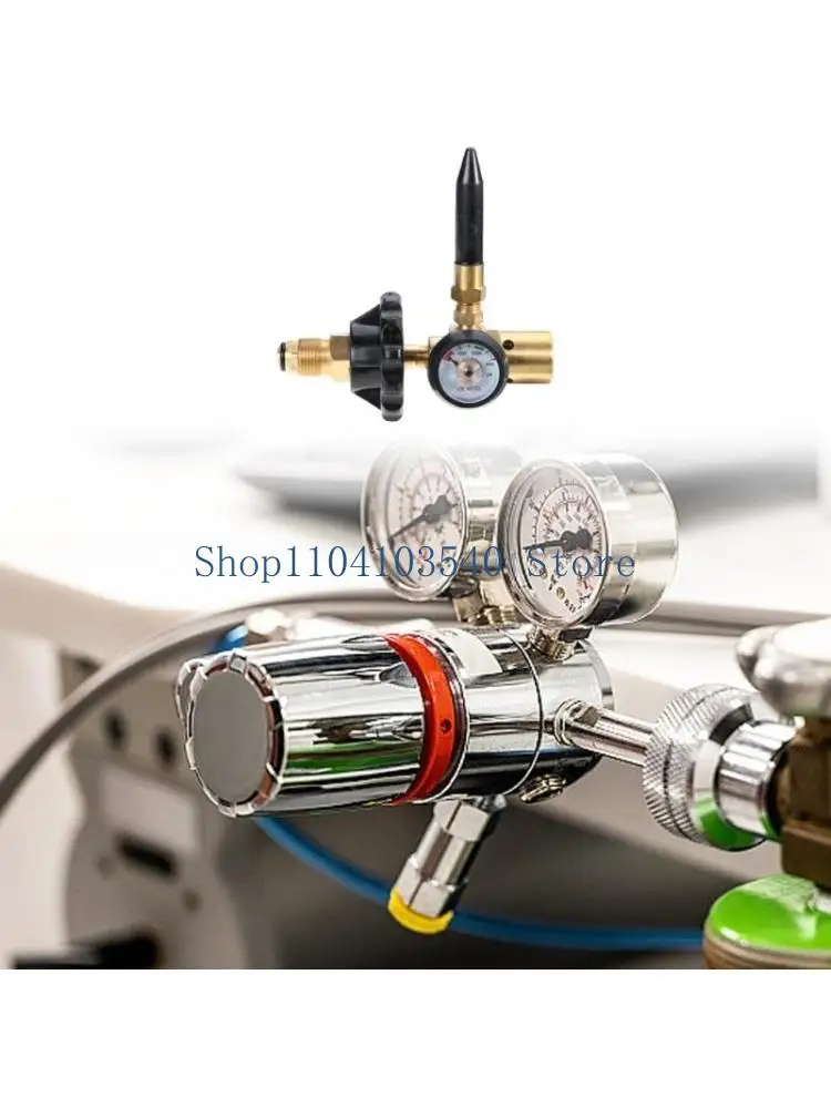 02DC Inflator Regulator Helium Balloon Filler 0-3000PSI Helium Tanks Regulator Filler