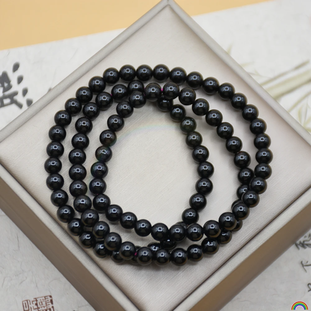 

Natural Garnet Bracelet Full Clean Body Multi Circle Women's Bead Stacked Chinese Style Bracelet Rwbuy