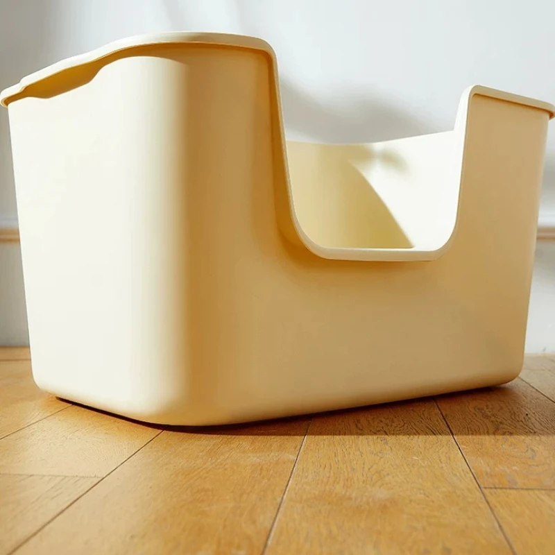 Side Entrance open‑ended Detachable Sandbox Litter Box Luxury Small Defecation Litter Box Kuweta Dla Kota Household Products