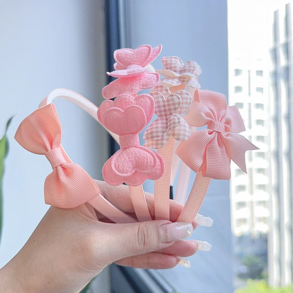 

4Pcs/Sets Of New Cute And Scalp Friendly Girl Hair Bands Sweet Candy Colored Children's Hair Bands And Children's Headbands