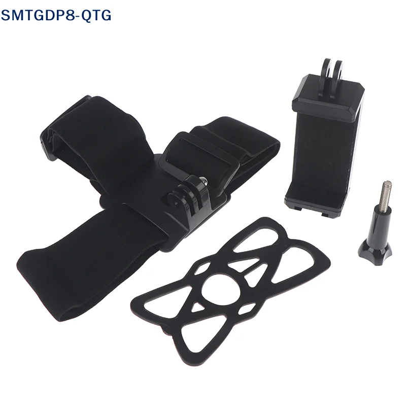 

Hot！Head-Mounted Phone Holder First-Person Video Live Headband Body Mount For Phone Smartphones Action Camera