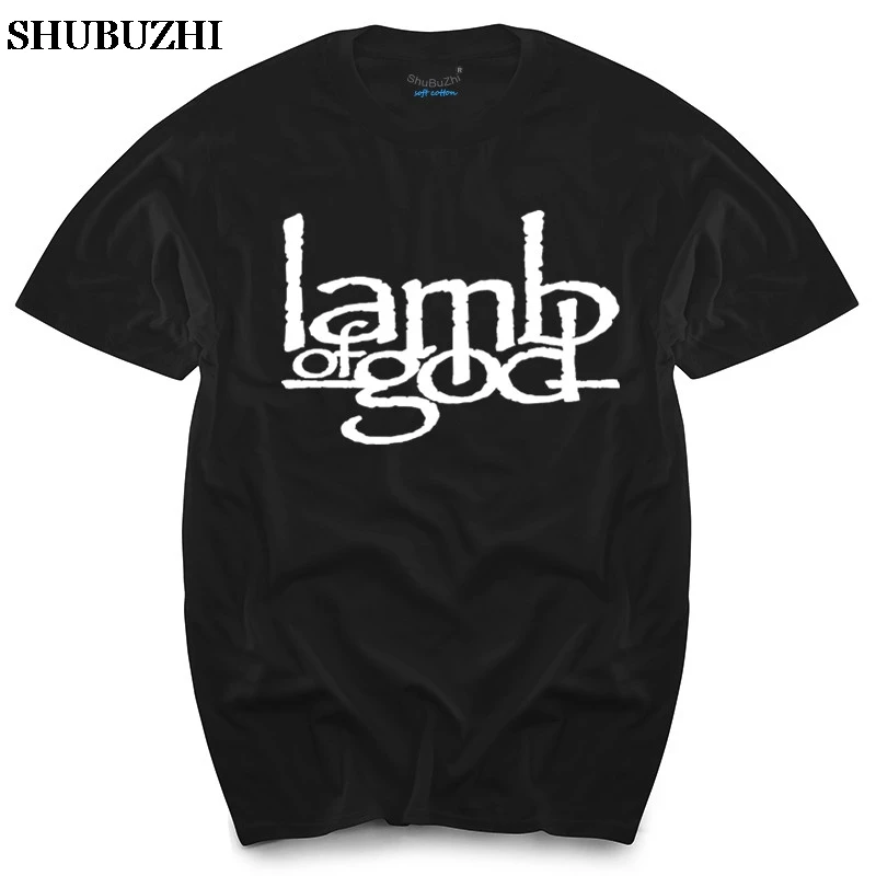 t-shirt mens xxxxl Lamb of God shirt men's top tees cotton tee-shirt euro size new shubuzhi brand