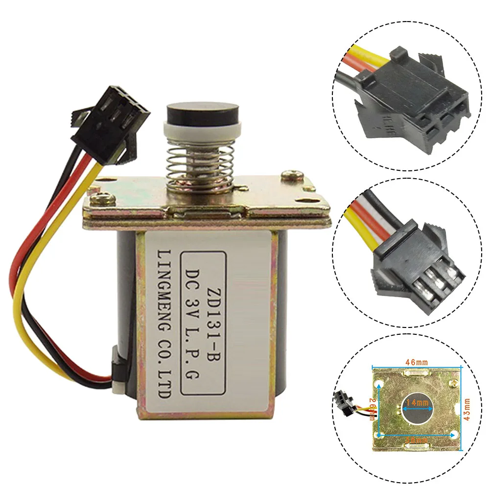ملحق صمام الغاز DC3V صمام الملف اللولبي للتحكم في سخان كهربائي حل مريح مصنوع من مواد آمنة