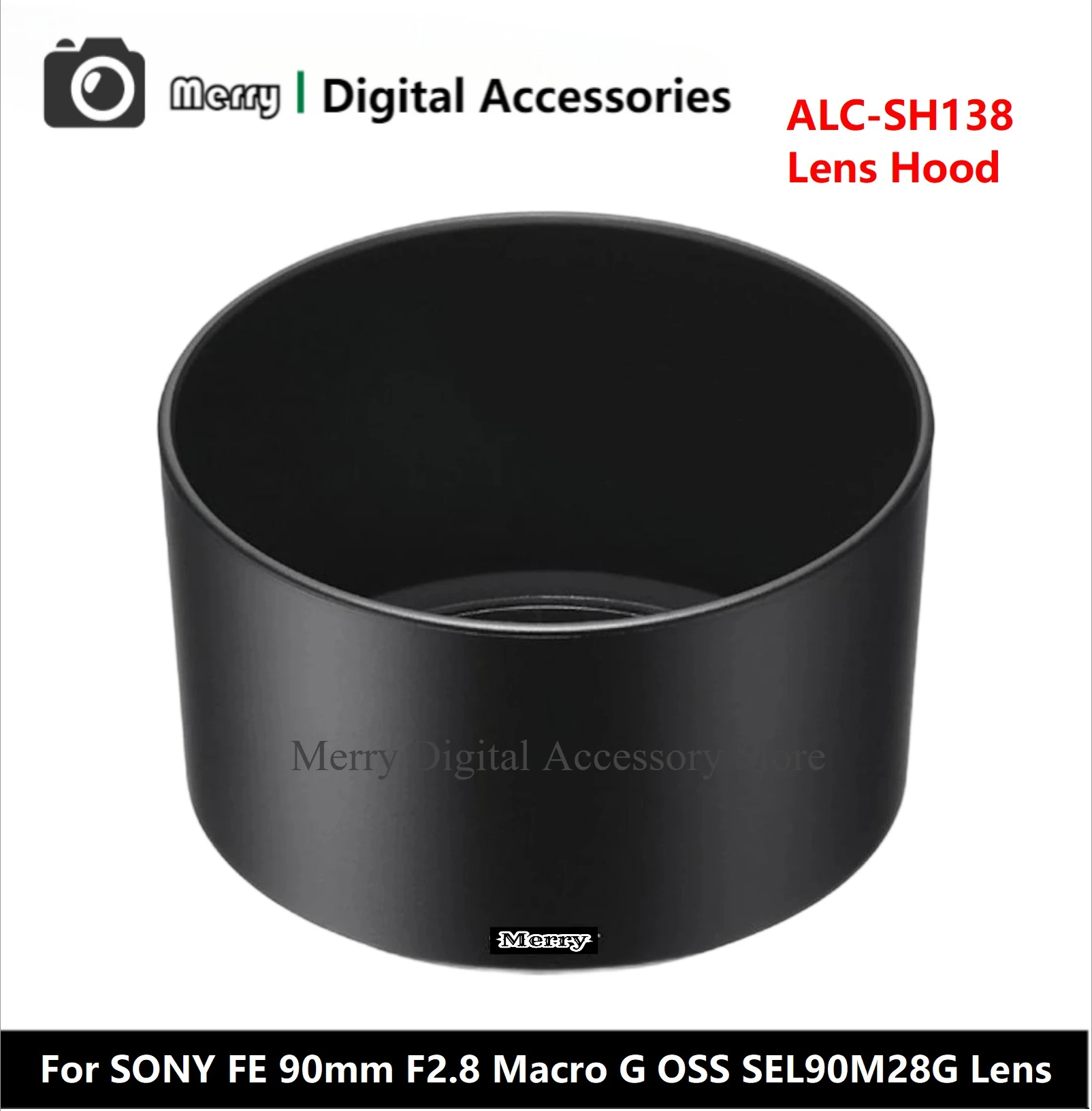 

New Original Genuine Front Lens Hood ALC-SH138 For SONY FE 90mm F2.8 Macro G OSS SEL90M28G Lens