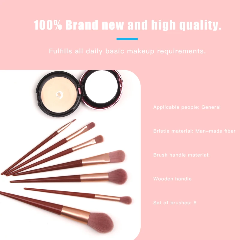 5/7 PCS Portable Makeup Brushes Set Cosmetic Powder Eye Shadow Foundation Blush Blending Concealer Beauty Make Up Tool Brushes