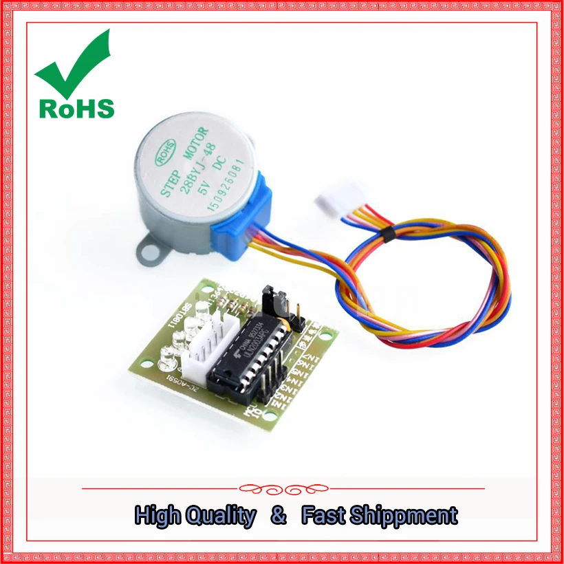 5V Stepper Motor + ULN2003 Driver Board Test Module (1 set)