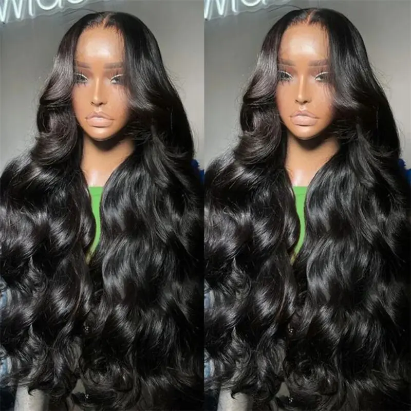 Pretty Diary 30 Inch Body Wave Human Hair Wigs HD 13x6 Lace Frontal Wig Water Wave 5x5 Glueless 13x4 Transparent Remy Hair