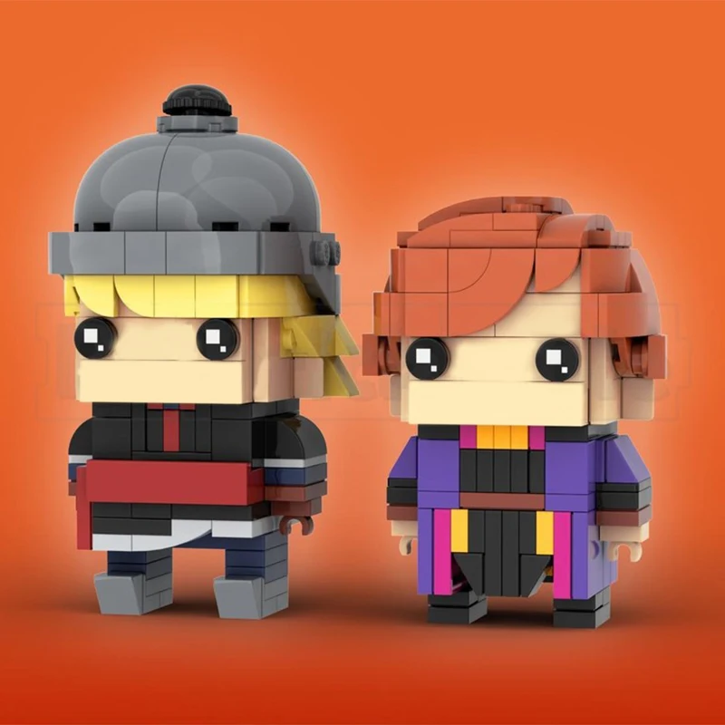 

387 шт. MOC Anna & Kristoff Frozenss 2 Brickheadz строительные блоки Рождественский подарок расширенный подарок «сделай сам» предназначенный для взрослых командная работа