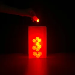 Remote control Bag O Lites Light Up Include Finger Light Magic Tricks Red Light For Toy Mentalism Bar Show Illusion Tour