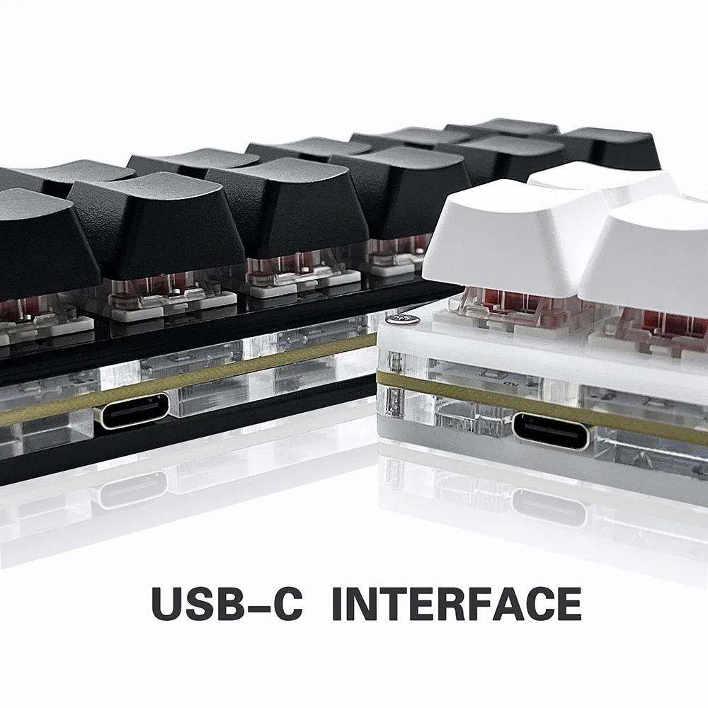12 مفتاحًا لوحة مفاتيح ألعاب ميكانيكية صغيرة بيد واحدة لوحة مفاتيح USB-C سلكية OSU لوحة مفاتيح قابلة للبرمجة قابلة للتبديل السريع