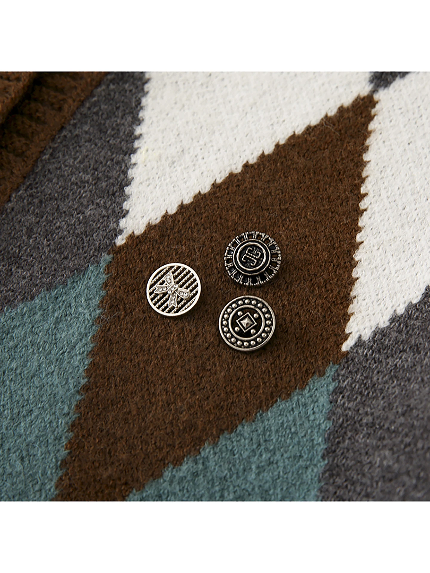 Etam Knitted Open Cardigan Women's Loose Sle Retro Casual Spring Autumn New Arrival Small Size Button Long Sve Coat