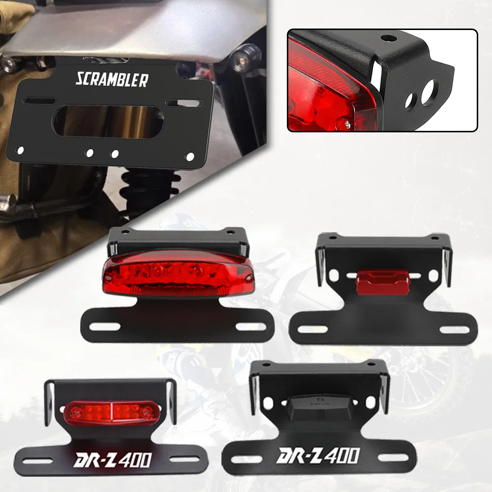 

Motorcycle License Number Plate Holder Frame Turn Signal Light Bracket For SUZUKI DRZ400S DRZ400E DRZ400SM DRZ 400 DRZ400 S/E/SM