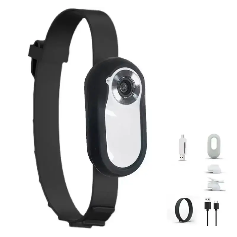 N91R-HD 1080P Headworn Sport Mini Cameras Anti Shake Magnetic Thumb Cat Collars Dog Collar Travel No Wifi Needed