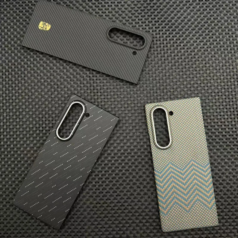 

Applicable to Samsungzfold6Kevlar phone case shockproof wear-resistant aramid fiber protective cover