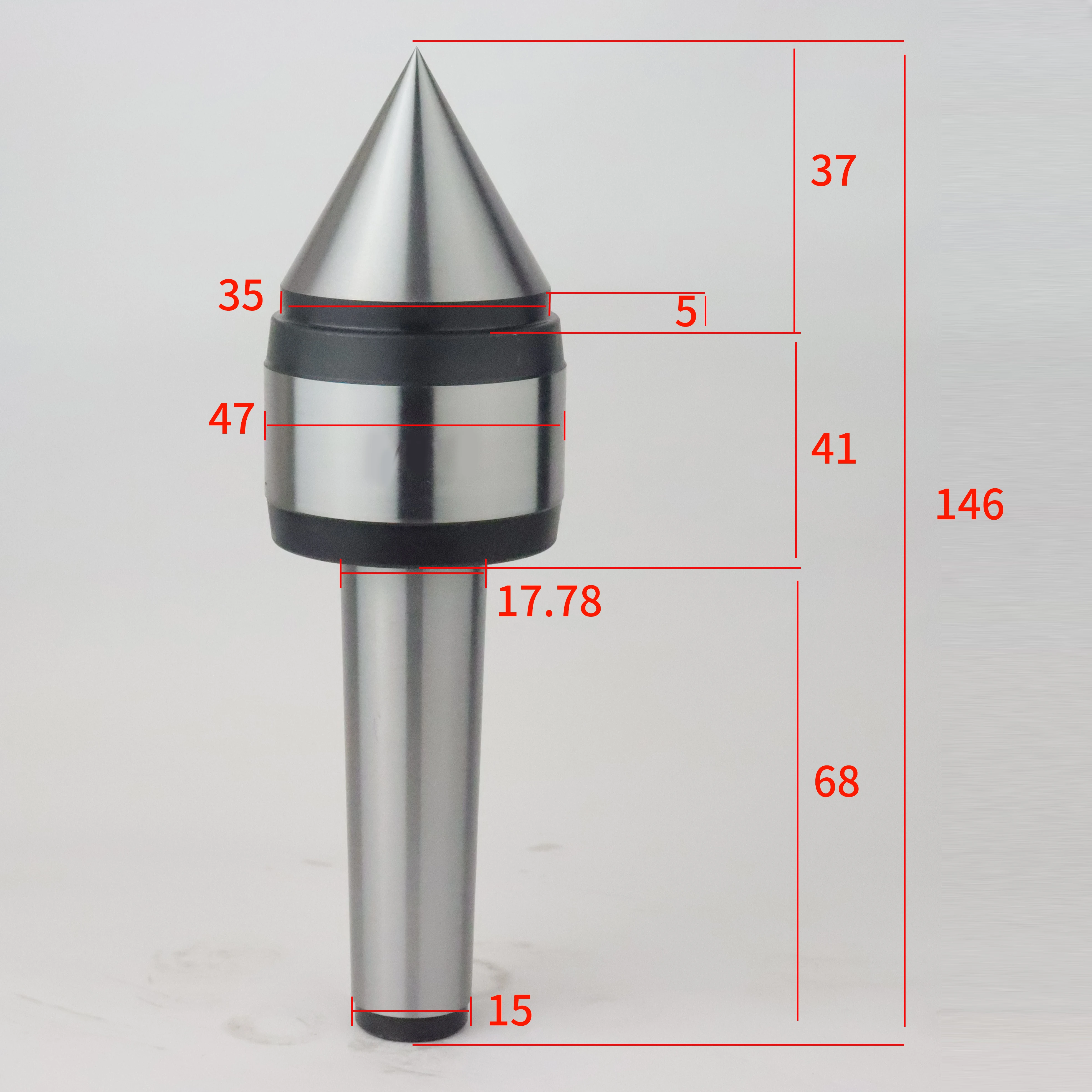External Rotation Large Head Rotary Center Large Head Tip CNC Lathe Tailstock External Turning Center Morse No. MT4