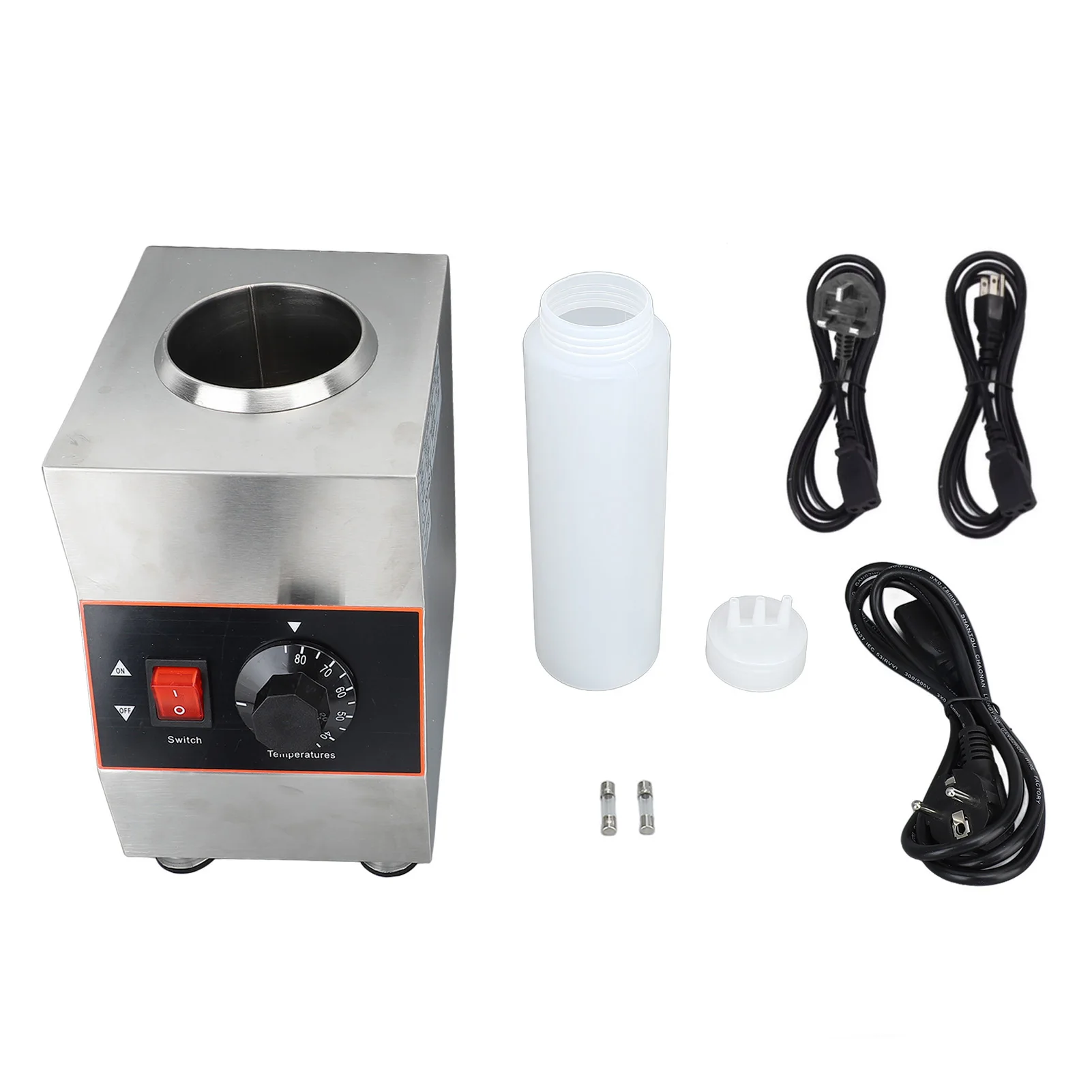 Sauce Warmer 650ML 160W Rapid Heating Precise Temp Control Chocolate Jam Heat Preservation Machine