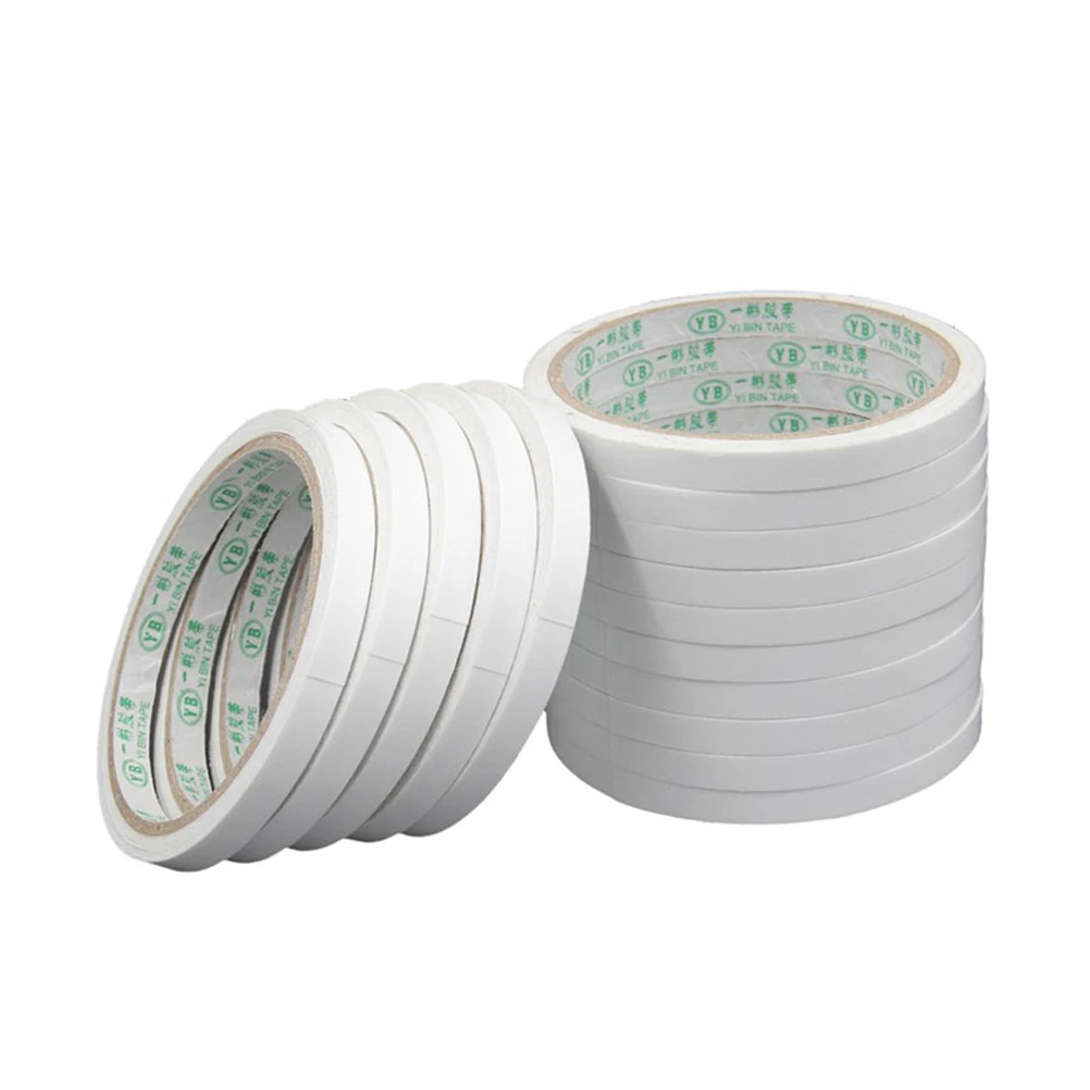 

10 Pcs Double Sided Tape Office Supplies Scrapbooking Mixture Tear to Length Wrapping Stick for Crafts Cut