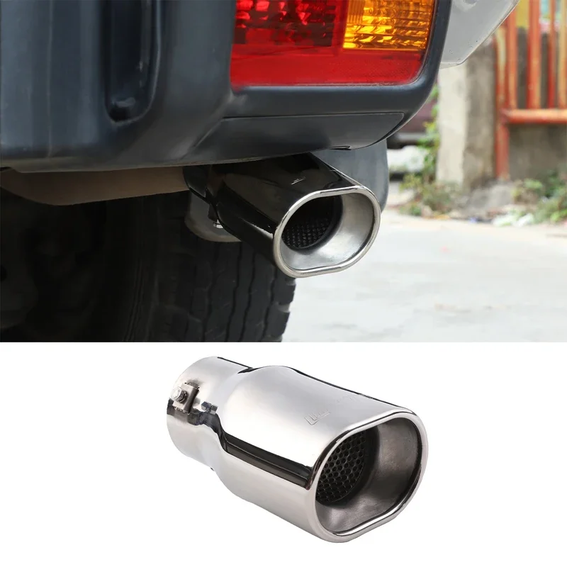 

For 2007-2021 Toyota FJ Cruiser stainless steel car styling tail throat exhaust system muffler pipe decorative frame auto parts