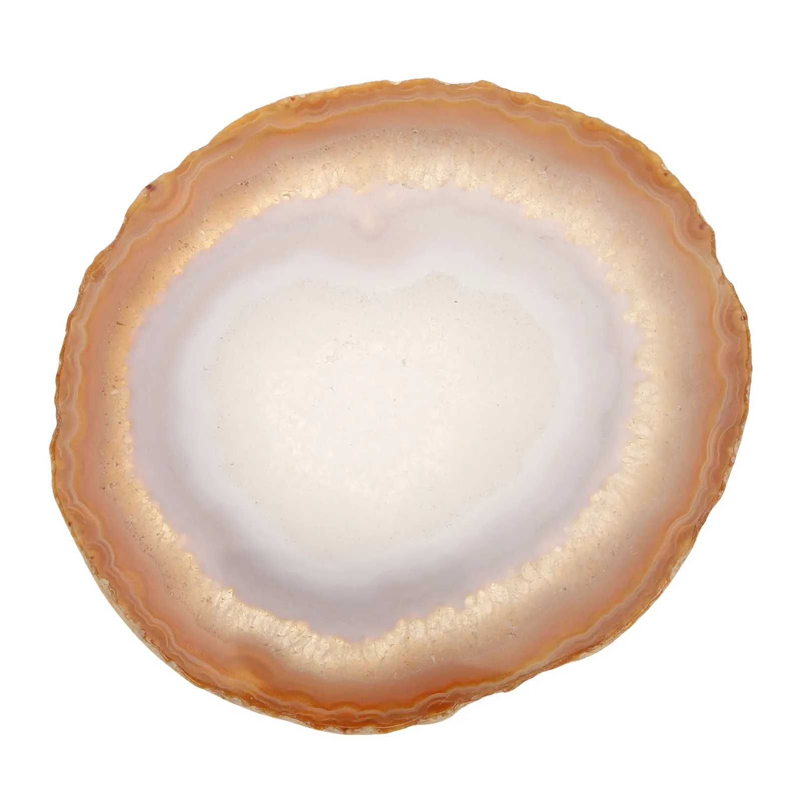 Natural Agate Cup Mat Decorative Heat Resistant Coaster Table Ornament Anti-Scald Delicate Drink Coaster for Home Bar Restaurant