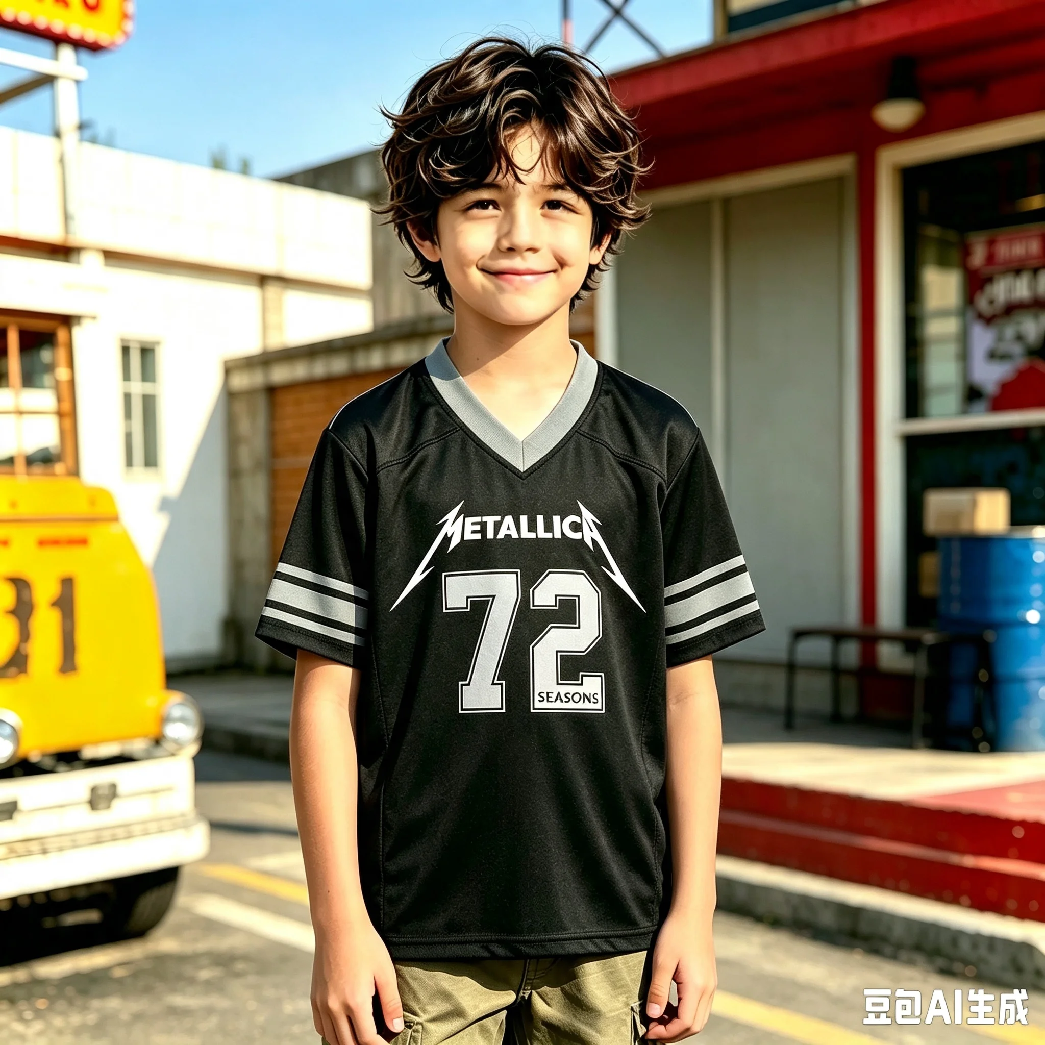 1 Stück Metallica M72 Tour Fußballtrikot T-Shirt, Kinder Herren Damen Sommer Sportshirt Atmungsaktives Schnelltrocknendes Sweatshirt T-Shirt – Detail 7