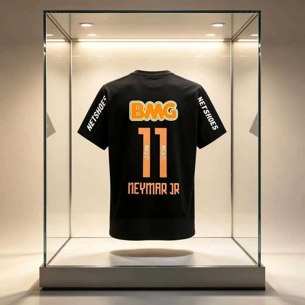 2026 New Neymar 11 BMG Print Soccer Jersey Summer Breathable Casual Sport Short Sleeve Training Tops for Family Matching Outfits