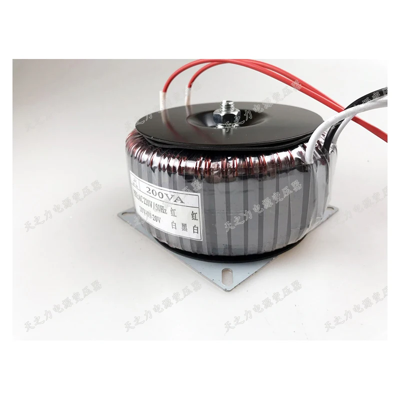 Imagem -04 - Transformador Toroidal 220v para Dupla 12v Amplificador de Potência Transformador Amplificador de Áudio Fonte de Alimentação Pode Ser Personalizado Tensão 200w