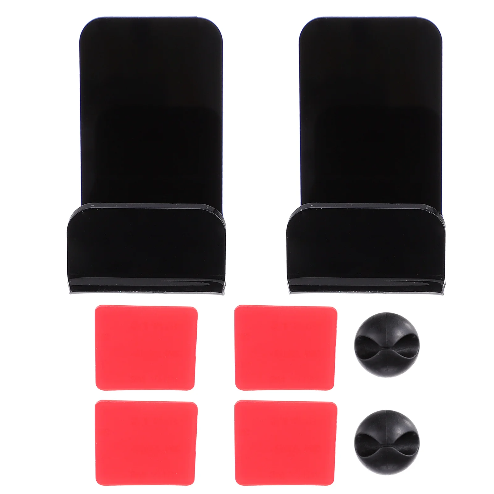 

2pcs Headphone Universal Acrylic Headphone Stand Acrylic Holder For Gaming Headset Hanger Rack Mount Easy Install Space Saving