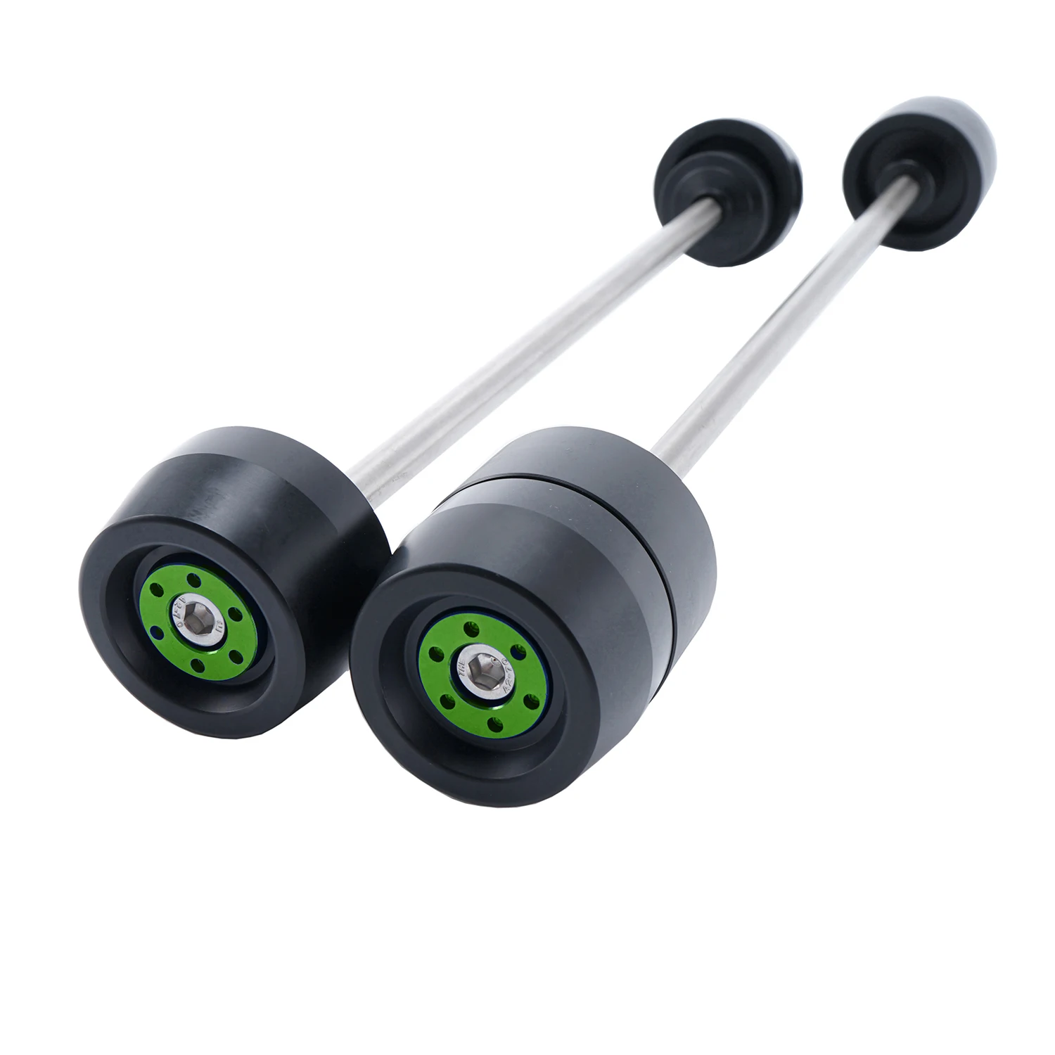 ل BMW F900R F900XR 2020-2025 F850R F850R دراجة نارية المحور الأمامي والخلفي شوكة تحطم المتزلجون عجلة السقوط الحماية #6