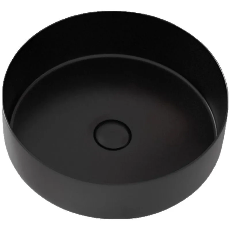 

Balcony small size face wash basin ceramic bathroom mini, single basin small round basin