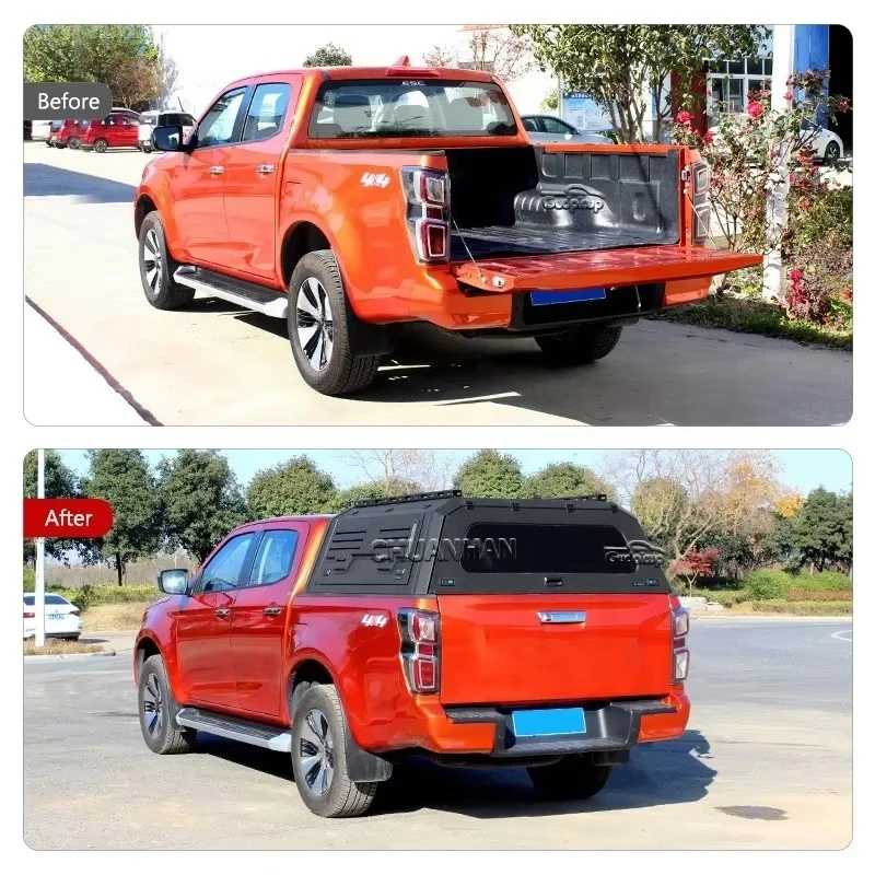 Hoge Kwaliteit Stalen Luifel Pickup Truck Topper Camper Luifel Hardtop Luifel voor ISUZU DMAX Hilux