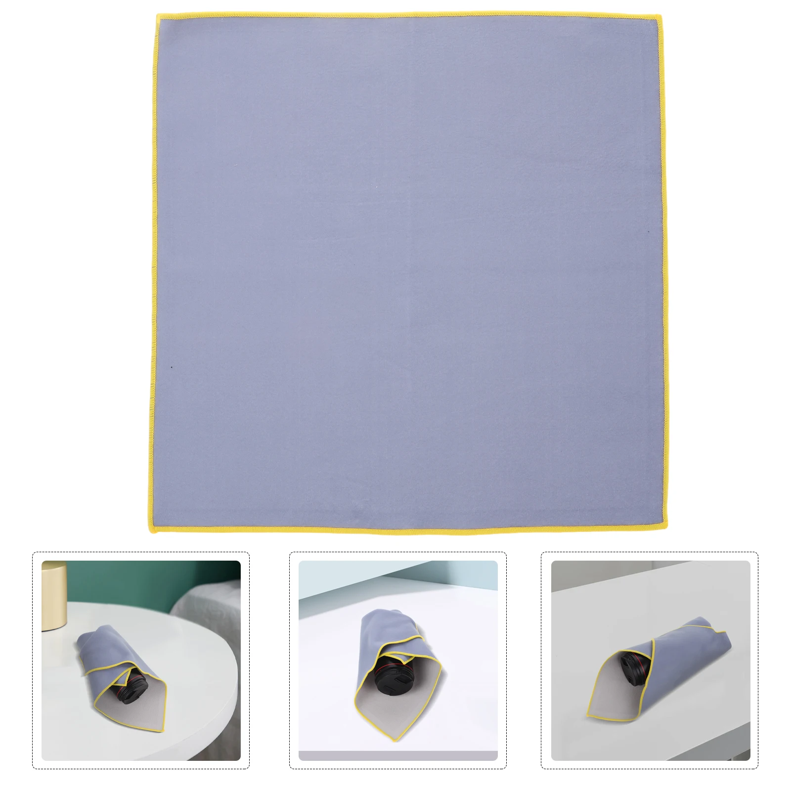 

Vintage Style Camera Case Foldable Lightweight Sling Small Camera Storage Bag Self-Adhesive Lens Protector For