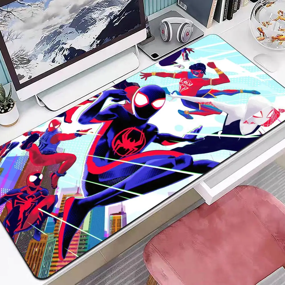 

M-Marvel S-Spider-Man Mouse Pad Multiple Sizes Large Square Computer Office Game Table Mats Rubber Anti-slip Mousepads