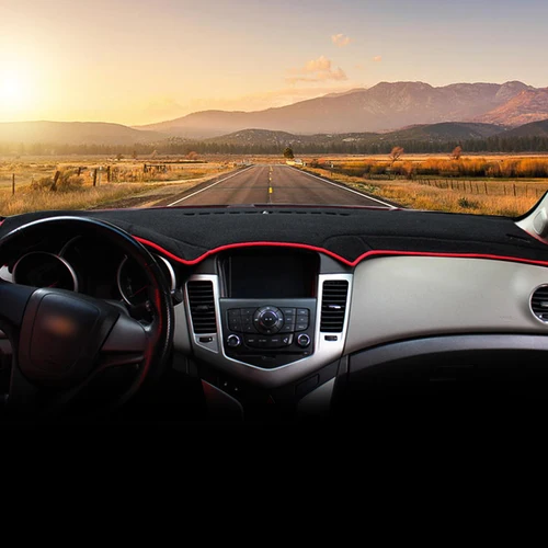 Imagen 2 del producto Para Chevrolet Cruze 2009 2010 2011 2012 2013 2014 2015 alfombrilla para salpicadero de coche parasol instrumento escritorio cubierta antideslizante Accesorios