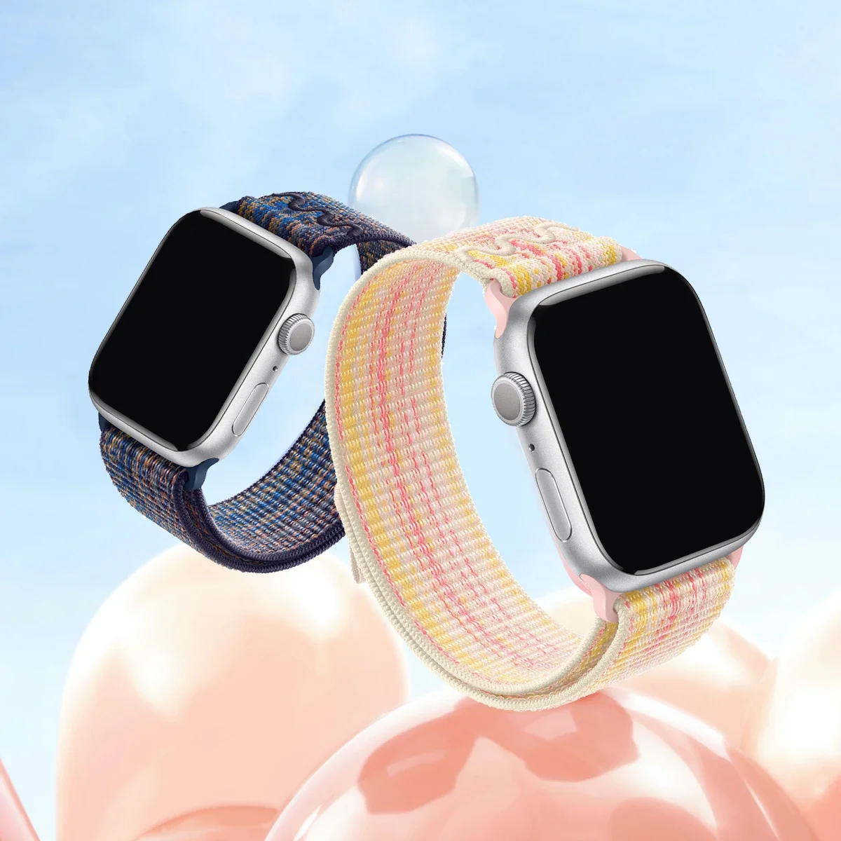 Nylonowy pasek sportowy + etui do Apple Watch 9 8 7 6 5 4 45 44 41 40 mm Luksusowa bransoletka rekreacyjna Correa do Iwatch8 7 6